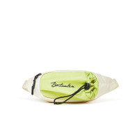 波斯丹顿单肩包潮流i撞色斜挎包男户外骑行挎包学生胸包腰包小背包女 米白配绿BJ51233041-80