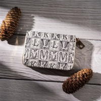 波斯丹顿卡包百搭大容量多卡位零钱包编织纹手拿包银行卡夹卡片包 古法纹白BL7233001-04