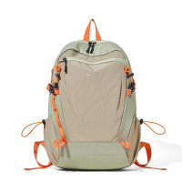波斯丹顿轻量化登山包男减负撞色户外爬山旅行徒步双肩背包女书包 卡其 均码B6243241-79