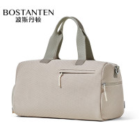 波斯丹顿行李袋短途出差多功能轻便户外运动健身男女款手提旅行包 米黄色B1243131-31