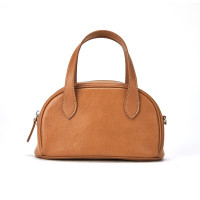 波斯丹顿真皮单肩包女2025时尚百搭手提包头层牛皮植鞣大容量斜挎包 焦糖色BL1244821ZB-71