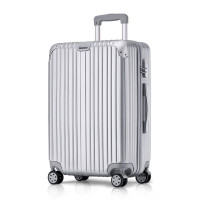 波斯丹顿旅行箱商务行李箱男女拉链款密码箱 太空银 26英寸BJ9204020-22-26