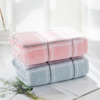 洁丽雅 简爱纯棉加厚舒适毛巾 红色+兰色 7111