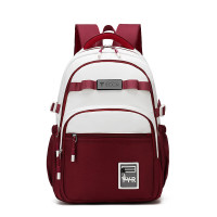 恒源祥(HYX)时尚青年双肩包HYX0663红色