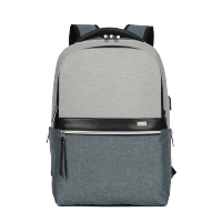 恒源祥(HYX)时尚商务多功能双肩包HYX0456灰色