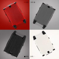 恒源祥(HYX)时尚竖纹商务铝框箱HYX8066 20英寸深灰