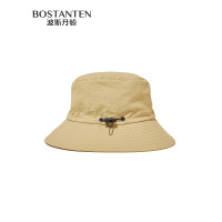 波斯丹顿渔夫帽可收纳折叠盆帽男女薄款速干户外登山遮阳帽子 卡其色