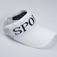 波斯丹顿帽子女春夏季户外运动跑步百搭防晒空顶棒球鸭舌帽太阳帽 白色