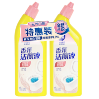 彩虹卫士香氛洁厕液除菌率99.9%,元气白桃味4瓶装R6508-2