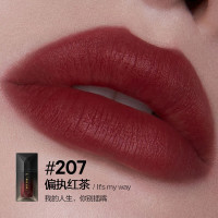 完美日记 207偏执红茶(棕调红茶色) 锁色薄纱名片唇釉 4ml