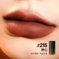 完美日记 215野心(枯叶橘棕) 锁色薄纱名片唇釉 4ml