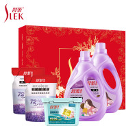 舒蕾秋硕.家清五件套4240g(洗衣液1.5KG*2+洗衣凝珠30颗+洗衣液500g*2+礼盒*1)