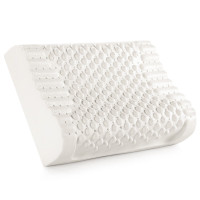 佳奥 颗粒按摩款乳胶枕 小低枕J13B17AW2随机颜色 (尺寸50*30*9-7CM)