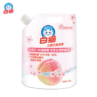 白猫小苏打白桃樱花洗衣液1.5kg(袋装)C23130800