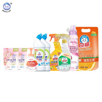 白猫厨房卫浴洗衣液清洁大礼包5.99kg(洗衣液2kg+洗衣液500g*2+洗涤剂 570g+洗洁精 400g)