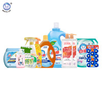 白猫家居衣物清洁大礼包26.3斤(洗衣液3kg+洗洁精1.1kg*2+洗衣粉1.2kg*2+除菌液1kg)