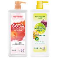 白猫天然苏打洗洁精1100g*1瓶白猫天然酵素洗洁精1100g*1瓶