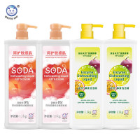 白猫天然苏打洗洁精1100g*2瓶装+白猫天然酵素洗洁精1100g*2瓶装