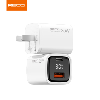 锐思30W数显快速充电器 RC81随机颜色