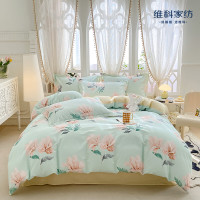 维科家纺LJ全棉印花四件套-欧云200*230cm随机颜色