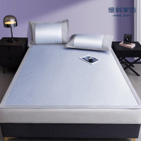 维科家纺LJ夏日冰丝席三件套-蓝180*200cm随机颜色