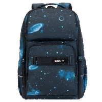 卡拉羊大容量休闲双肩包 CX5448深海蓝星云