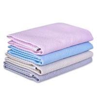 爱格加厚锁边鱼鳞抹布5片装30*40 YLMB-2随机颜色