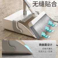 爱格旋转折叠收纳套扫 扫把+簸箕 二件套JS05A