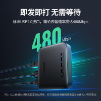 绿联CM428 USB网络打印机共享器