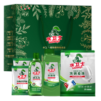 水卫仕洗碗机清洁5件套装AS08(洗碗凝珠12g*26颗+洗碗粉1Kg+漂洗剂500ml+洗碗盐500g*2)