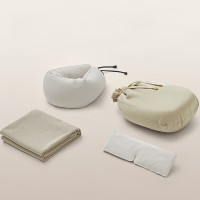 梦洁家纺家纺 旅行套装:云途畅享(U型枕:65*13cm+手毯:130*80cm+ 眼罩:67*9cm )