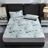梦洁家纺家纺 凉感印花可水洗软席三件套:森呼吸 180*200cm