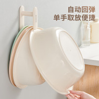 意可可免钉脸盆架(涂胶款/两个装)E24103随机颜色