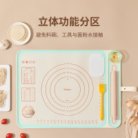 意可可食品级硅胶揉面垫(加厚款中号)E23123随机颜色