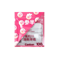 参半果味牙线——蜜桃100支