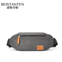 波斯丹顿胸包男士骑行背包小包单肩包 灰色B5204001-01