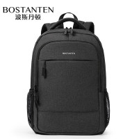 波斯丹顿双肩包男士休闲书包背包 深灰色B6194071-02