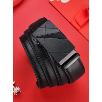 波斯丹顿皮带磨砂自动扣腰带男士 黑色BM4182011-00