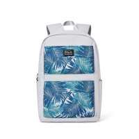 波斯丹顿撞色书包男士双肩包 灰色BJ6221001-01