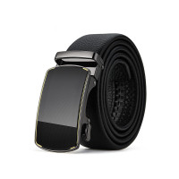波斯丹顿皮带男士亮面自动扣腰带 黑色BJ4223001-90