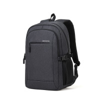波斯丹顿双肩包男士商务出行电脑包15.6寸背包 深灰色BJ6224021-02