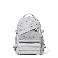 波斯丹顿双肩包男士休闲背包书包 灰色BJ6232051-01