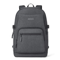 波斯丹顿背包男士休闲电脑包大容量双肩包 灰色BJ6232491-01