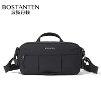 波斯丹顿腰包多隔层单肩包骑行背包 黑色BL5241231-00