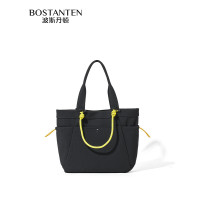 波斯丹顿休闲单肩包女士手提托特包 黑色B1244981-00