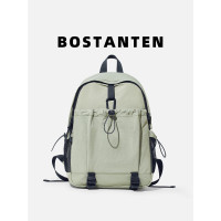 波斯丹顿双肩包轻量化书包户外背包 绿色B6244901-80