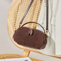 波斯丹顿盒子包百搭复古单肩包女 咖啡色BL1244911CH-10