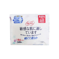 雨姬敏感肌裸感迷你巾棉柔日用186mm12片