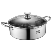 爱仕达 FS30H1Q 不锈钢鸳鸯火锅 30cm/6.6L
