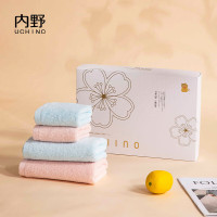 内野 清雅织意面巾四件套 HU-HY07J05